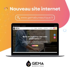 Lancement du nouveau site web Gema Bureautique